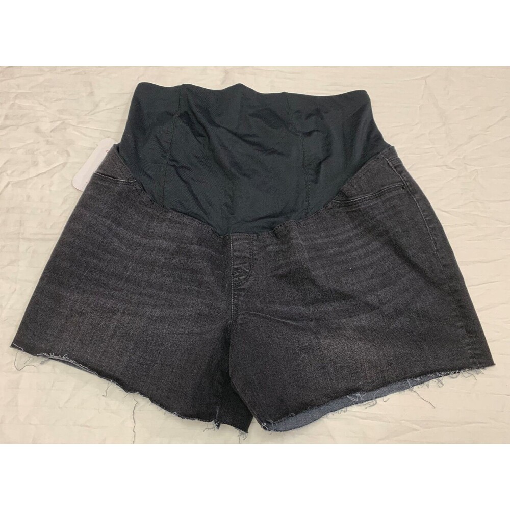 NWT INGRID ISABEL MATERNITY WOMENS JEANS MIDI SHORTS SIZE 12